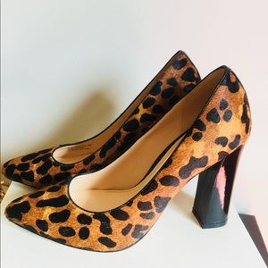 Cole Haan Leopard Print Heels - Worn Twice